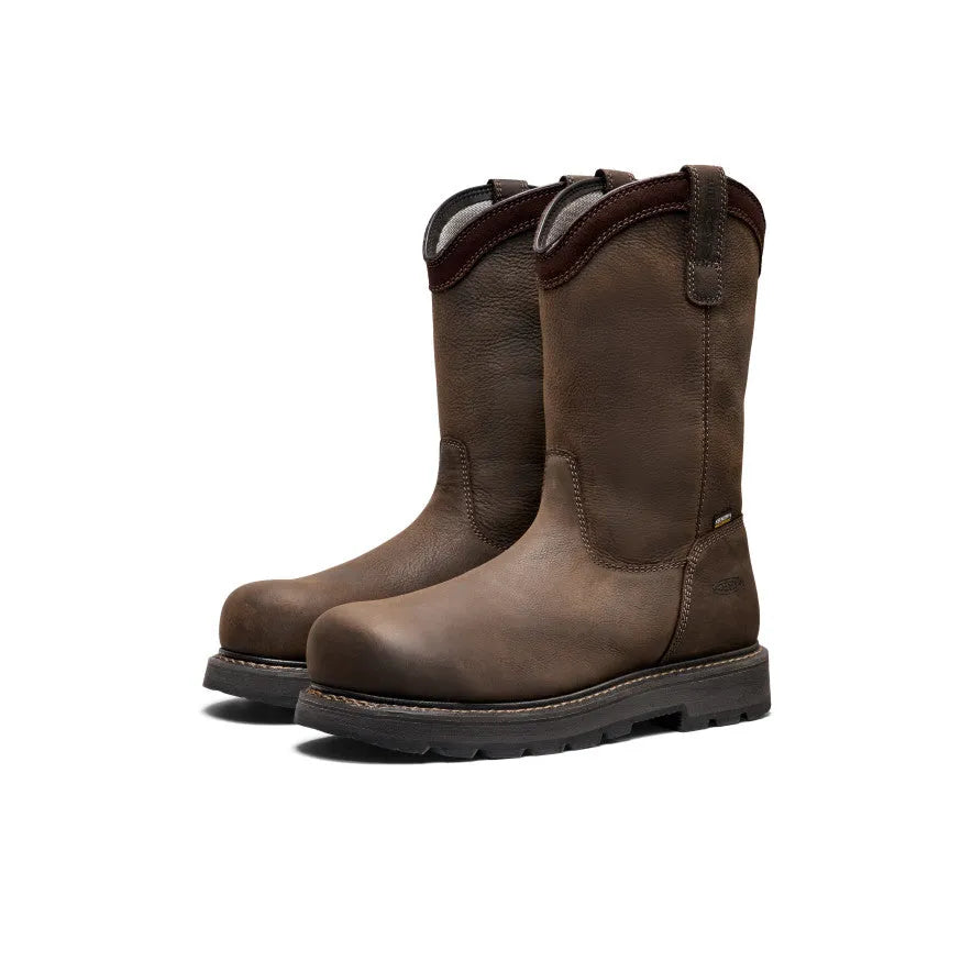 Men's Cincinnati Pull-On 90° Heel Waterproof Work Boot (Carbon Toe)