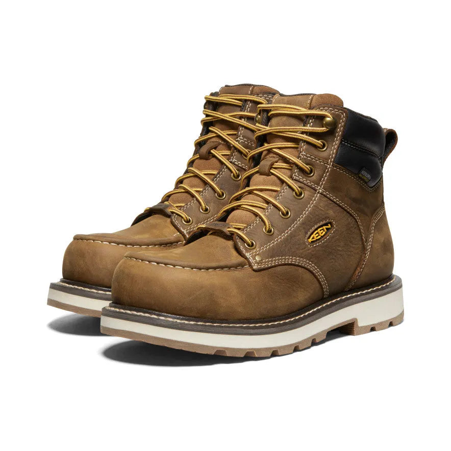 Men's Cincinnati 6" Waterproof 90° Heel Boot (Carbon Toe)